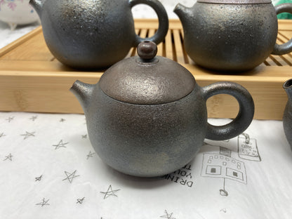 Jianshui  Zitao Dragon's Egg Wood Fired Tea pots 130-150ml